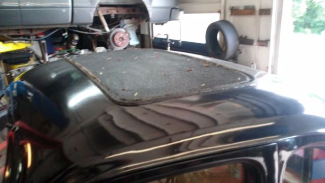 1936 Black Plymouth PD Coupe