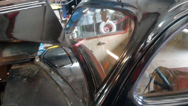 1936 Black Plymouth PD Coupe