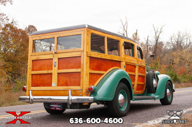 1936 Brown Plymouth Westchester Suburban Wagon