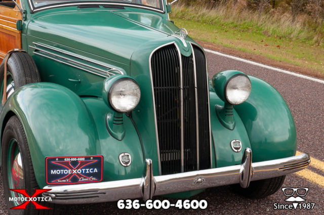 1936 Brown Plymouth Westchester Suburban Wagon
