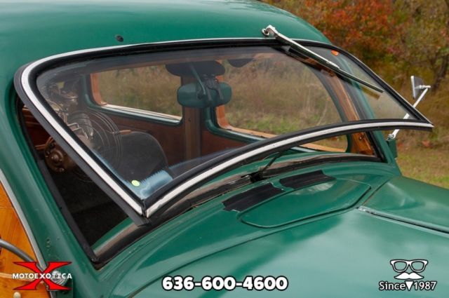 1936 Green and Wood Plymouth Suburban Wagon