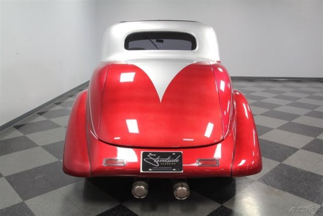 1936 Red Plymouth Business Coupe