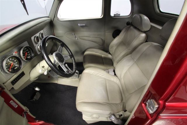 1936 Red Plymouth Business Coupe