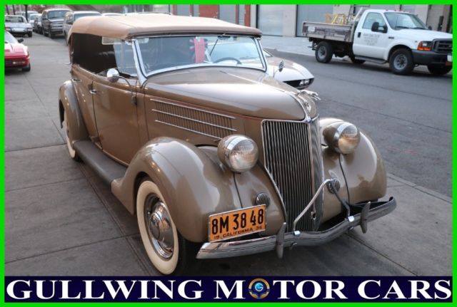 1936 Tan Ford Phaeton Convertible