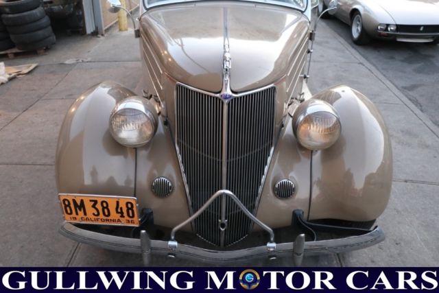 1936 Tan Ford Phaeton Convertible