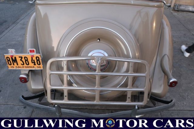 1936 Tan Ford Phaeton Convertible