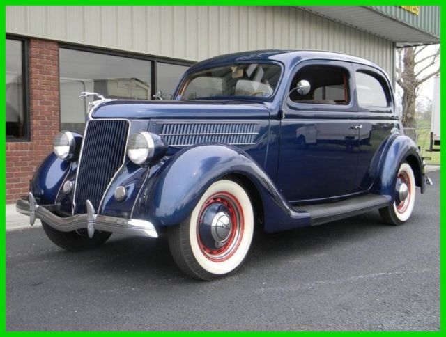 1936 Blue Ford Deluxe