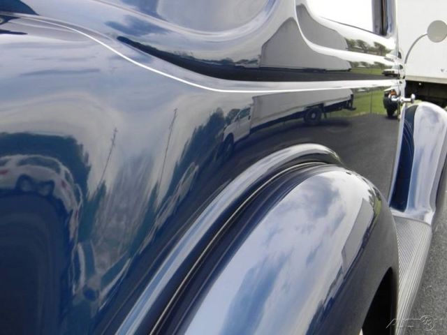 1936 Blue Ford Deluxe