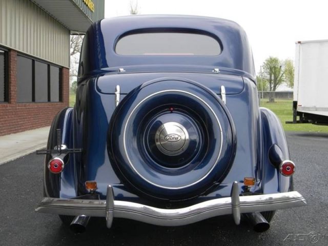 1936 Blue Ford Deluxe