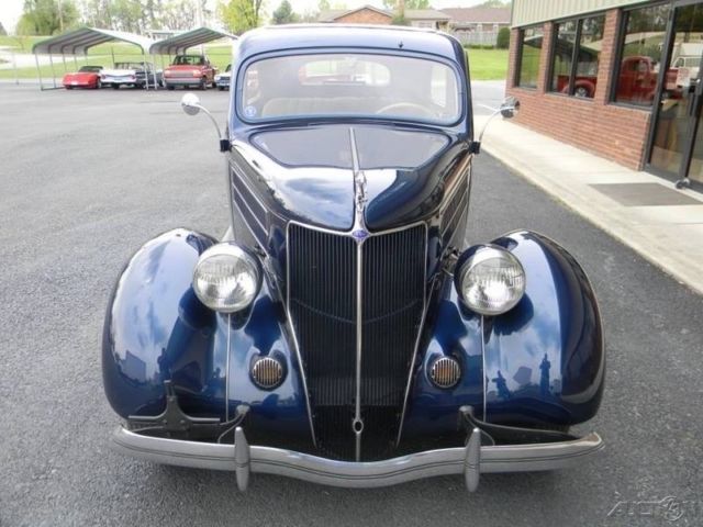 1936 Blue Ford Deluxe