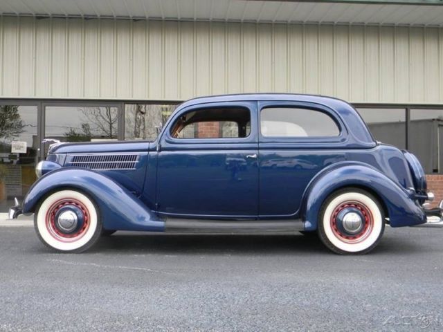 1936 Blue Ford Deluxe