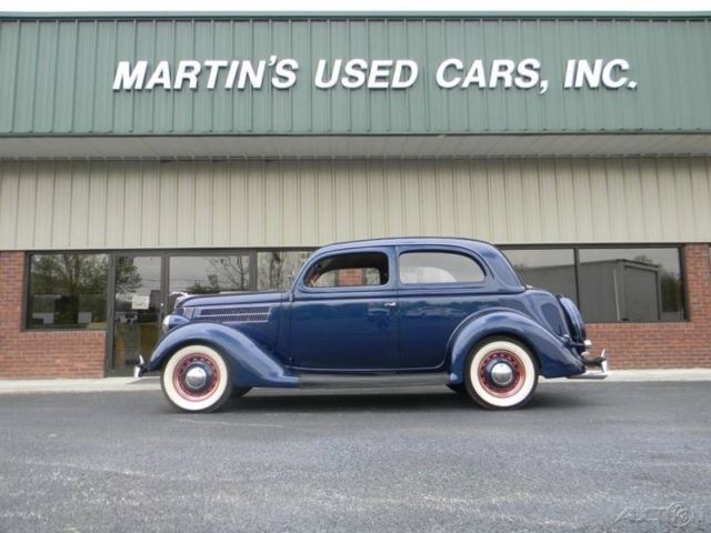 1936 Blue Ford Deluxe