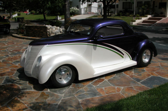 1937 Purple and white Ford Other Coupe