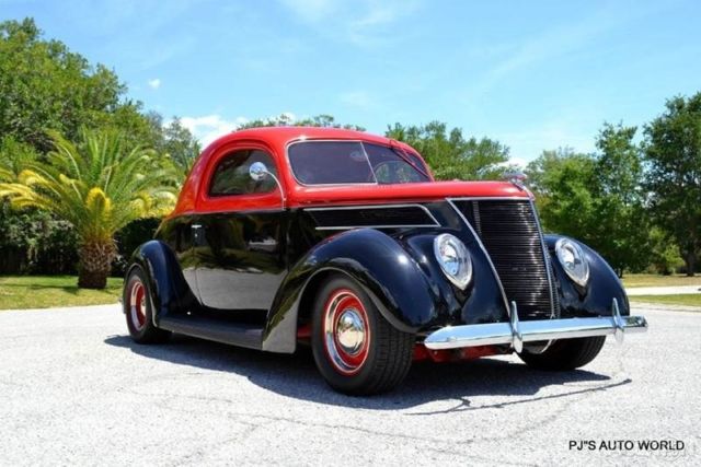1937 Red Ford COUPE
