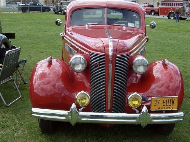 1937 Red Buick Special Limousine