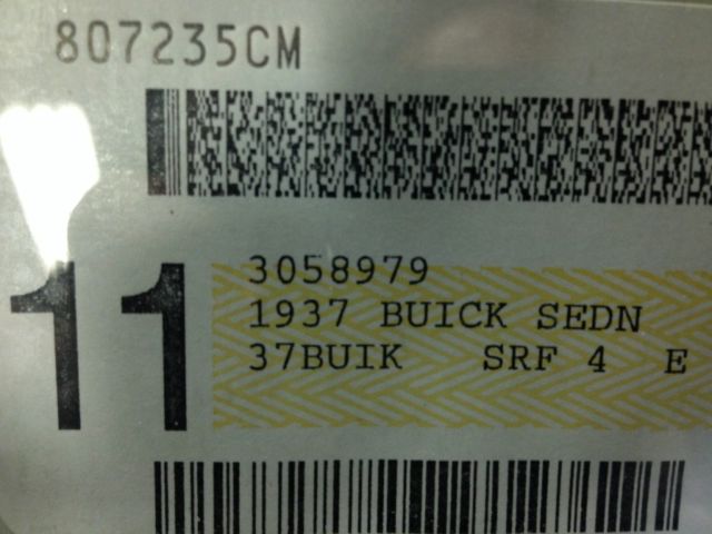 1937 Red Buick Special Limousine