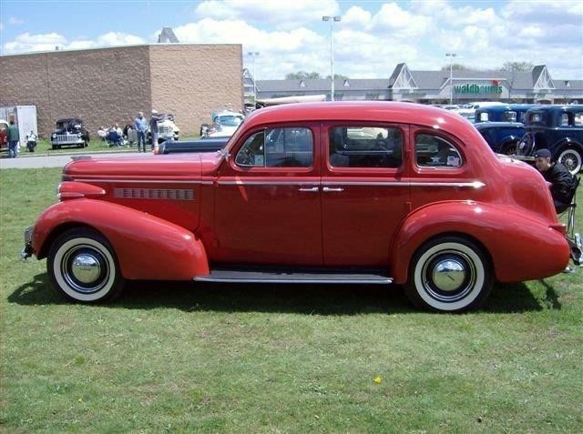 1937 Red Buick Special Limousine
