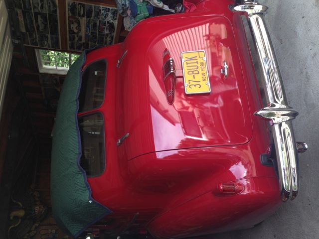 1937 Red Buick Special Limousine
