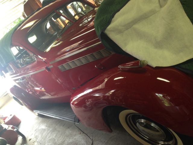 1937 Red Buick Special Limousine