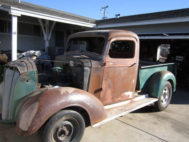 1937 Green Chevrolet Other Pickups Standard Cab Pickup