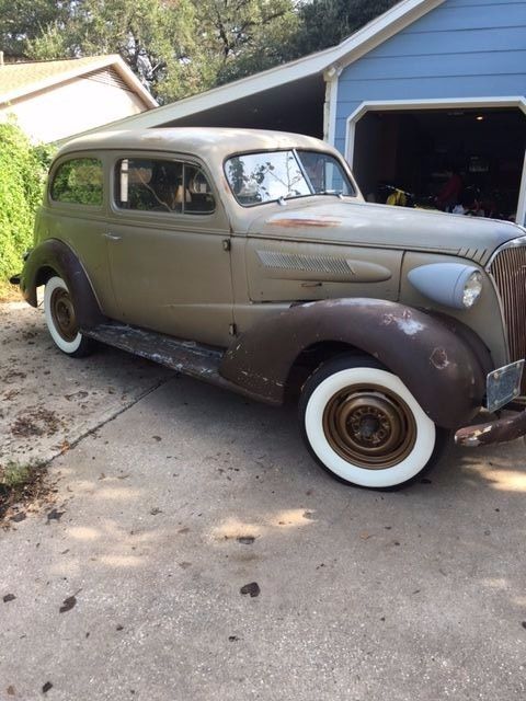 1937 gold Chevrolet 2 door 2 door sedan