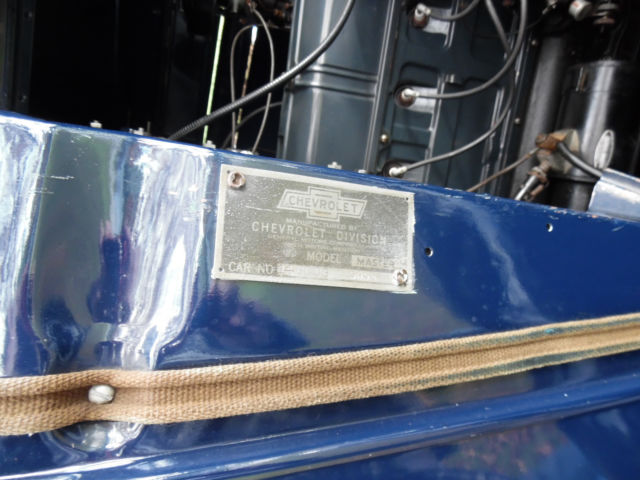 1937 Blue Chevrolet Other Pickups pickup