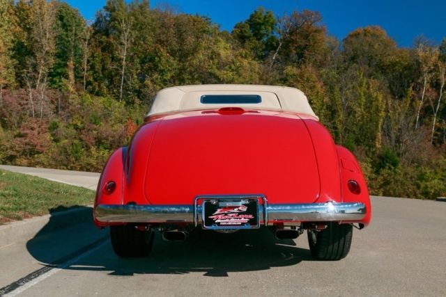 1937 Red Chevrolet Street Rod
