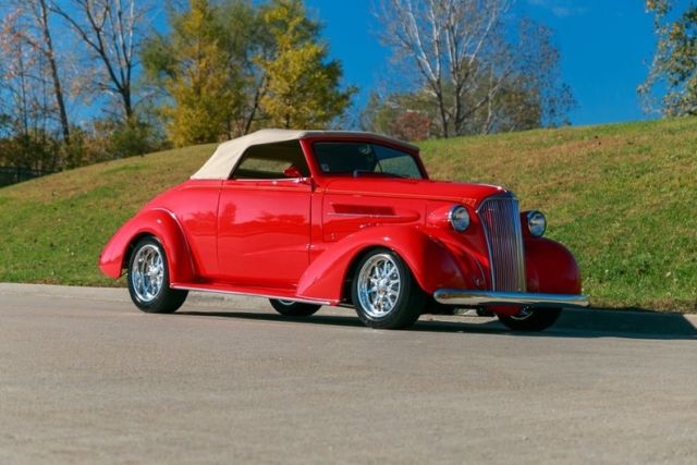 1937 Red Chevrolet Street Rod