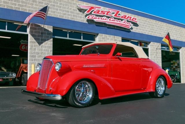 1937 Red Chevrolet Street Rod