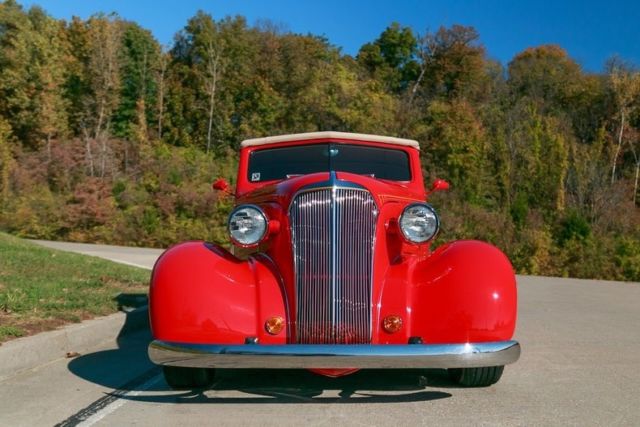 1937 Red Chevrolet Street Rod