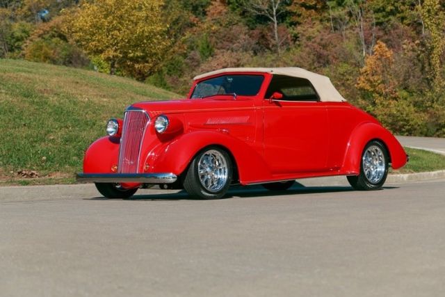 1937 Red Chevrolet Street Rod
