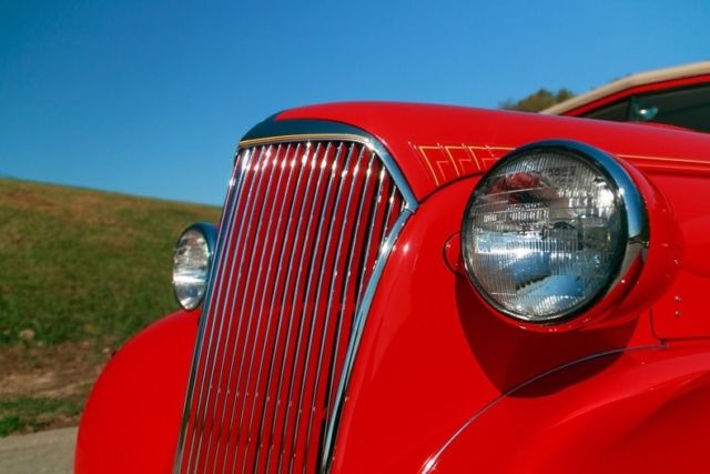 1937 Red Chevrolet Street Rod
