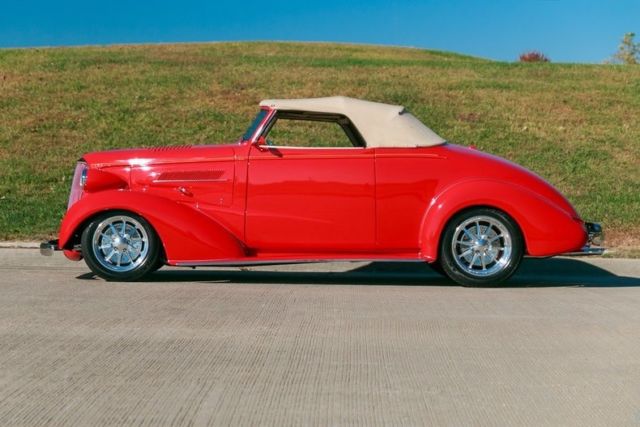 1937 Red Chevrolet Street Rod