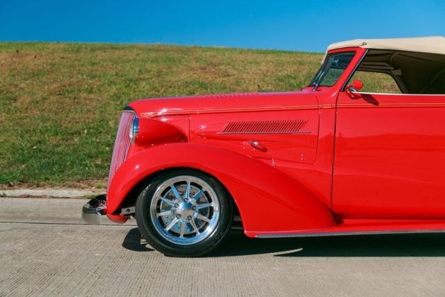 1937 Red Chevrolet Street Rod