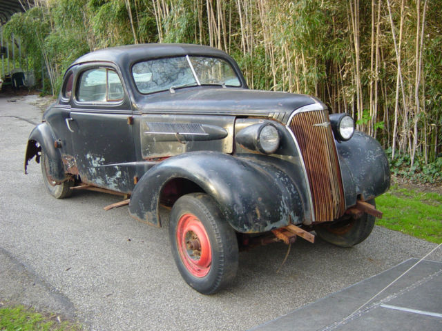 1937 Black Chevrolet Coupe, Gasser Coupe