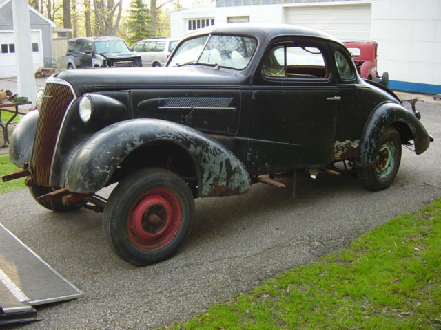 1937 Black Chevrolet Coupe, Gasser Coupe
