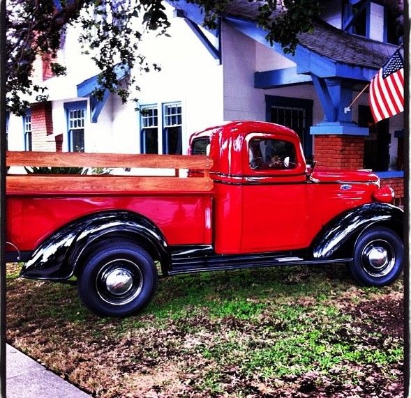 1937 Red and Black Chevrolet Other Pickups Truck