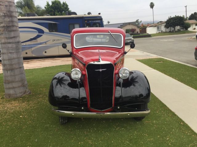 1937 Red and Black Chevrolet Other Pickups Truck