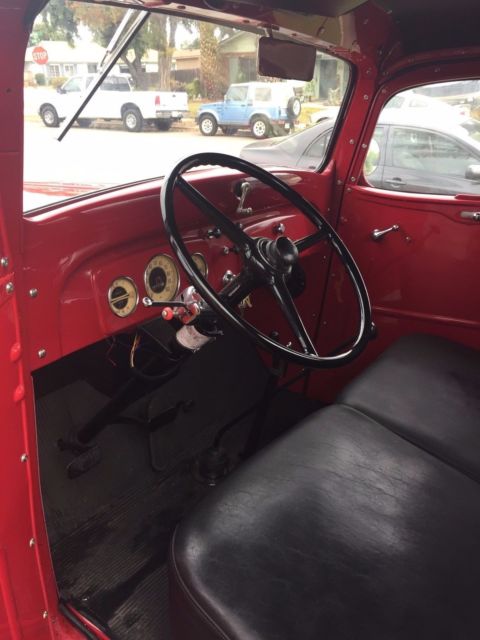 1937 Red and Black Chevrolet Other Pickups Truck