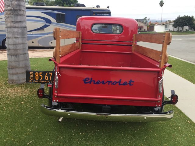 1937 Red and Black Chevrolet Other Pickups Truck