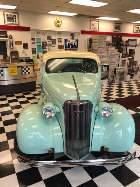 1937 Teal and Cream with Graphics Chevrolet Other Coupe