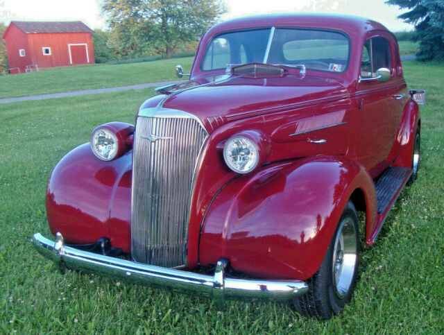 1937 Burgundy Chevrolet Coupe Coupe