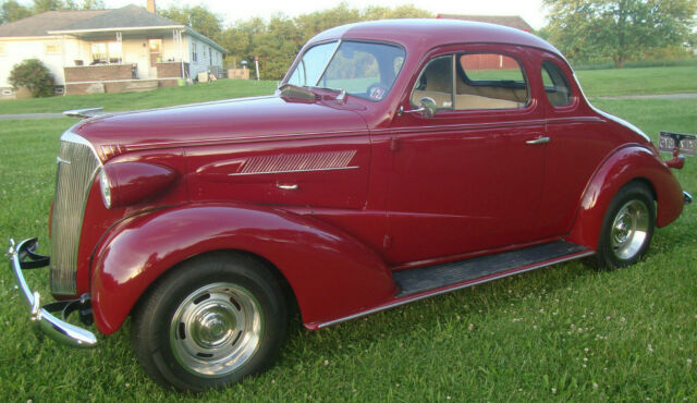 1937 Burgundy Chevrolet Coupe Coupe