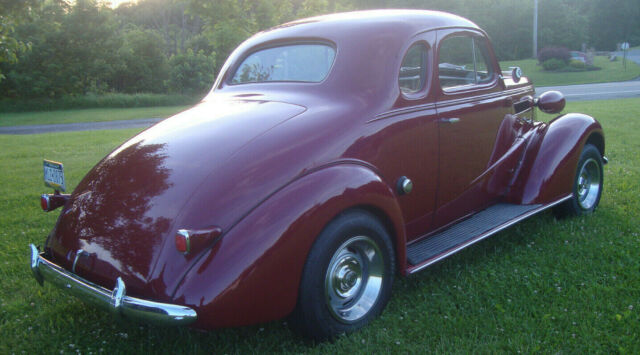1937 Burgundy Chevrolet Coupe Coupe