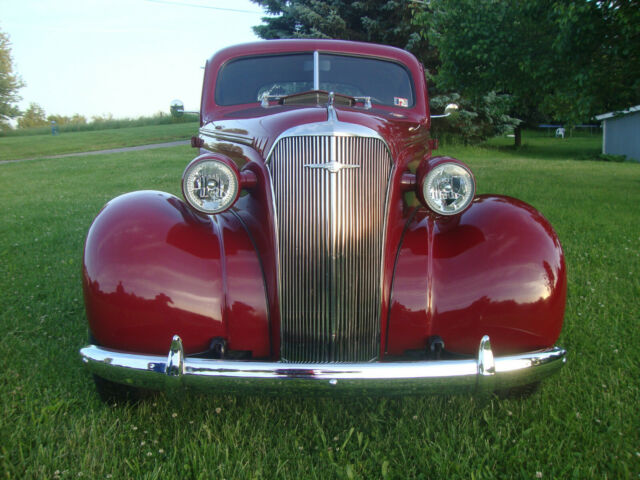 1937 Burgundy Chevrolet Coupe Coupe