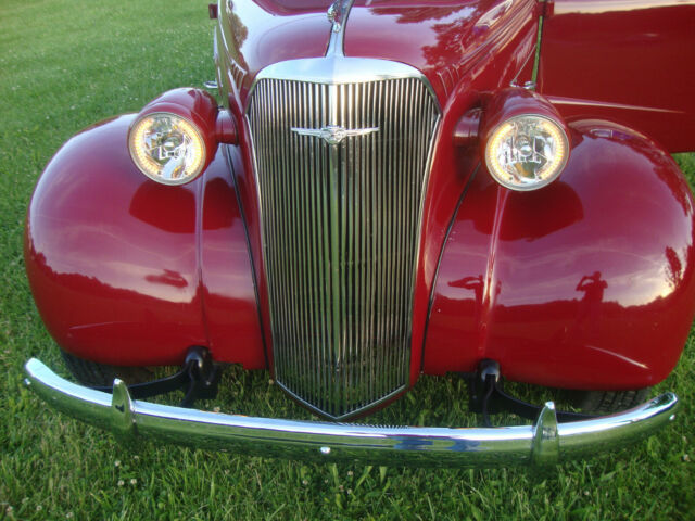 1937 Burgundy Chevrolet Coupe Coupe