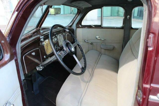 1937 Burgundy Chrysler AIRFLOW Sedan