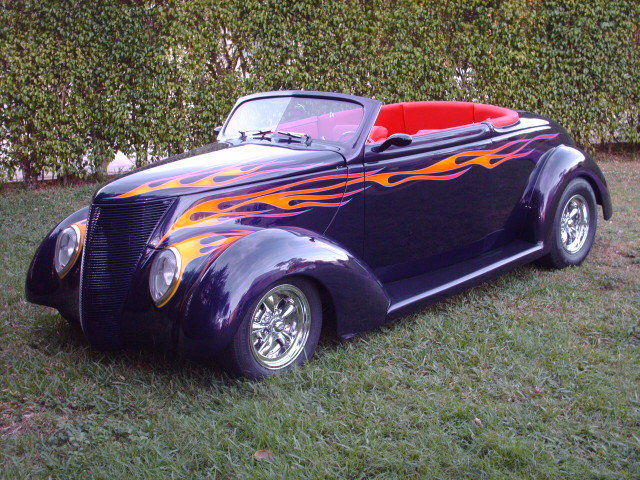 1937 DEEP PLUM PURPLE By PPG Ford Other GIBBONS FIBERGLASS BODY