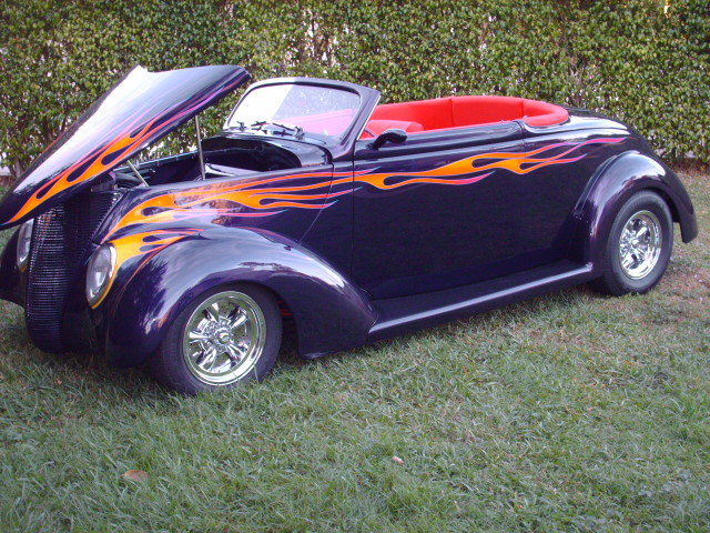 1937 DEEP PLUM PURPLE By PPG Ford Other GIBBONS FIBERGLASS BODY