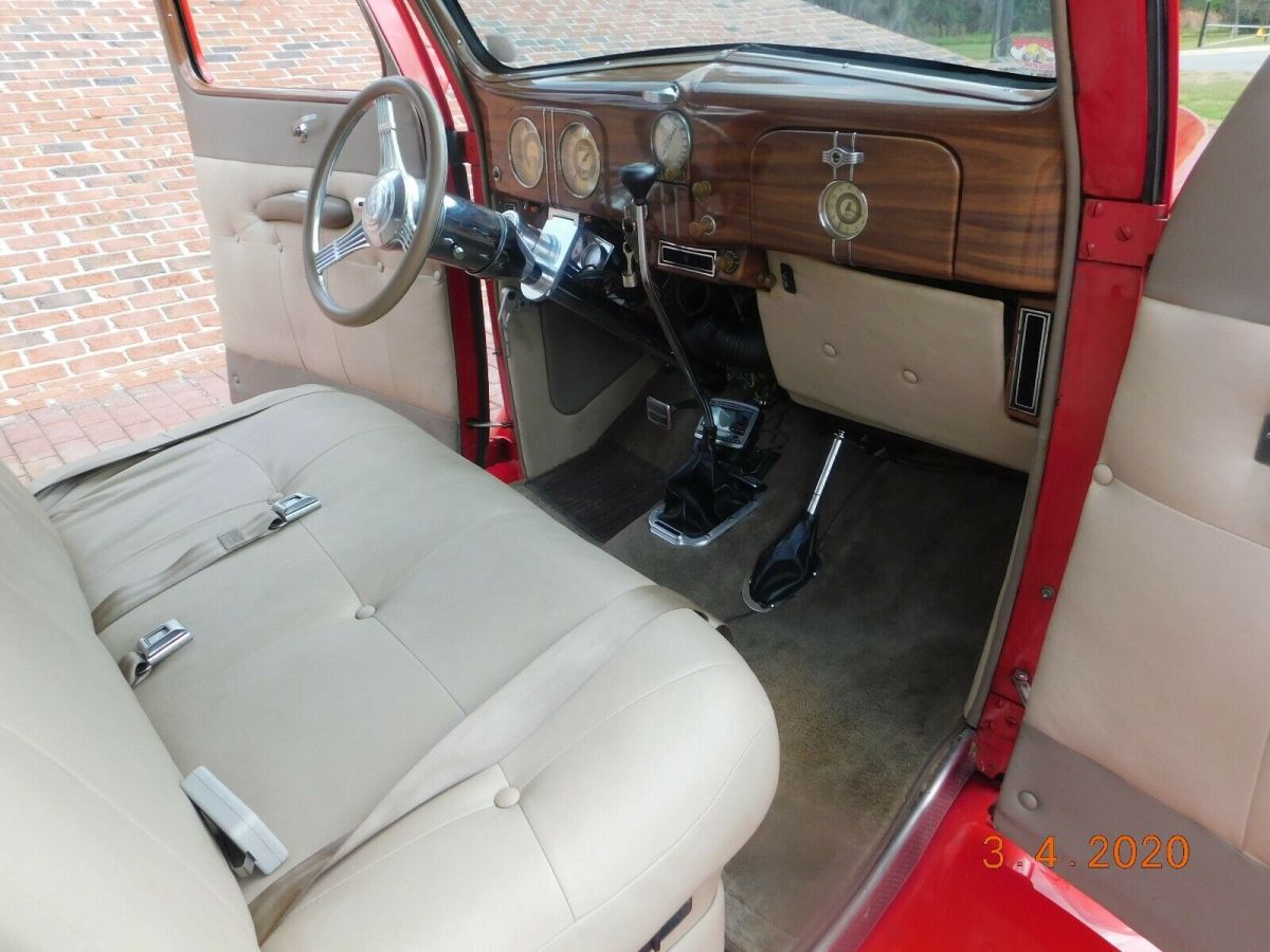 1937 Red Ford 2 Door Sedan Sedan